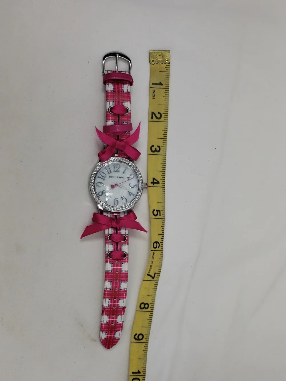 Betsey Johnson Pink Bow Watch - Working